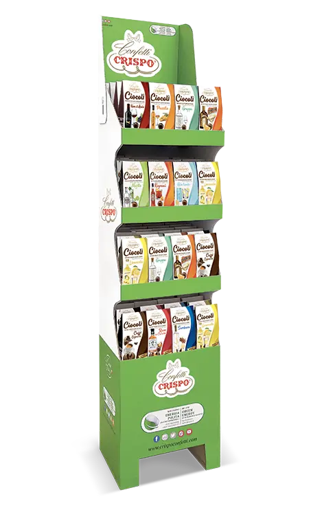 Crispo Ciocoli Display 100g