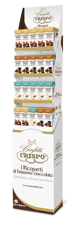 Crispo Frutta Ricoperta Tartufata Display 80 x 130g
