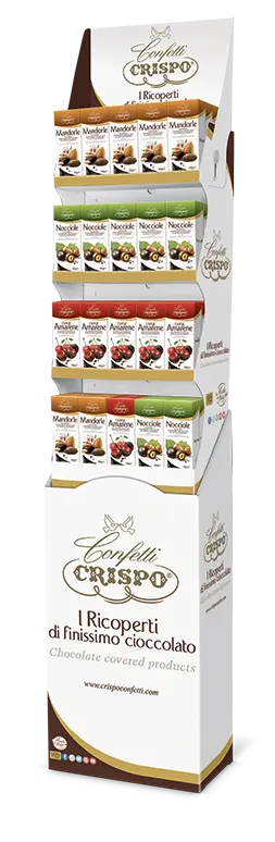 Crispo Frutta Ricoperta Display  130g