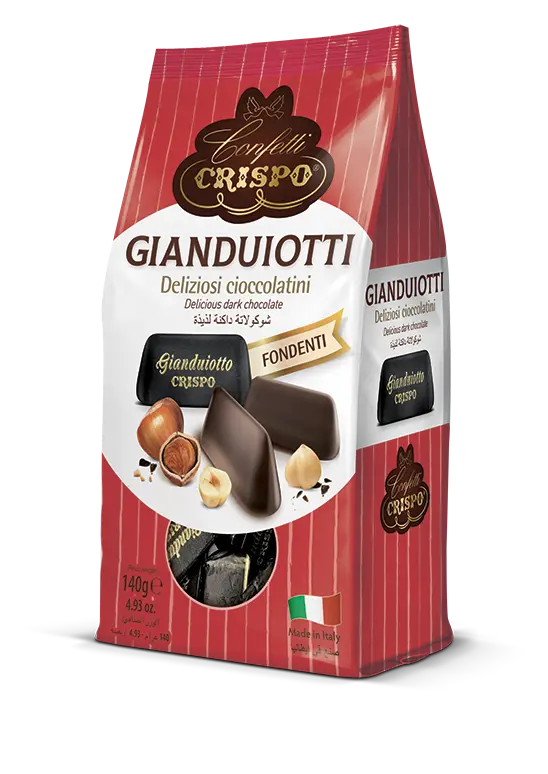 Crispo Gianduiotti Fondenti 140g