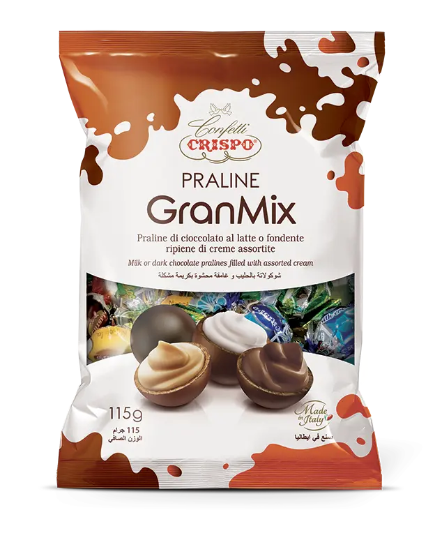 Crispo Praline Granmix 115g