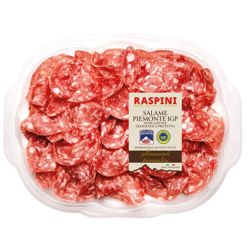 Raspini Fette Mosse Salame Piemonte IGP 80g