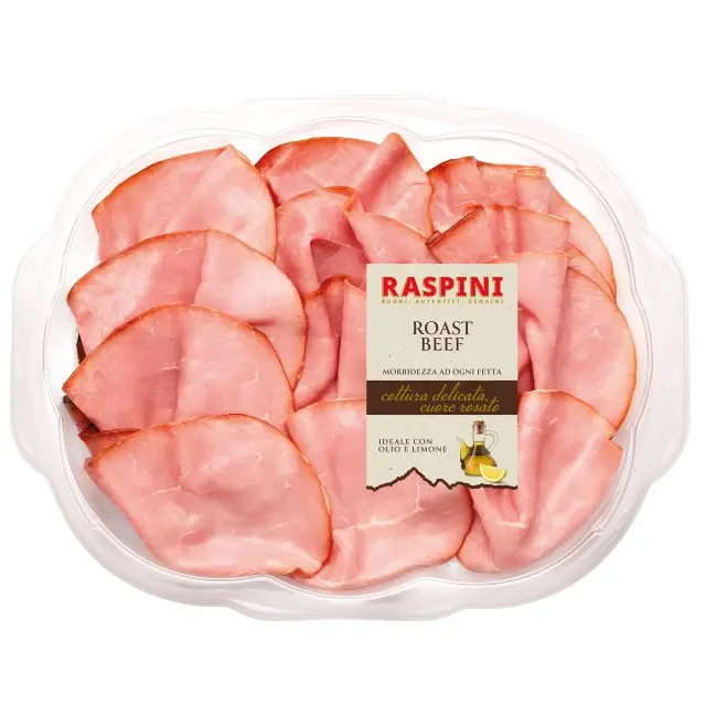 Raspini Fette Mosse Roast Beef 90g