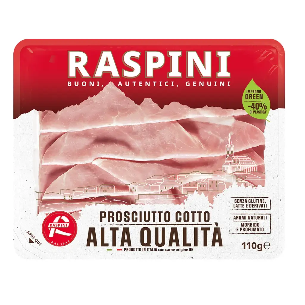 Raspini Montagne Prosciutto Cotto 100g