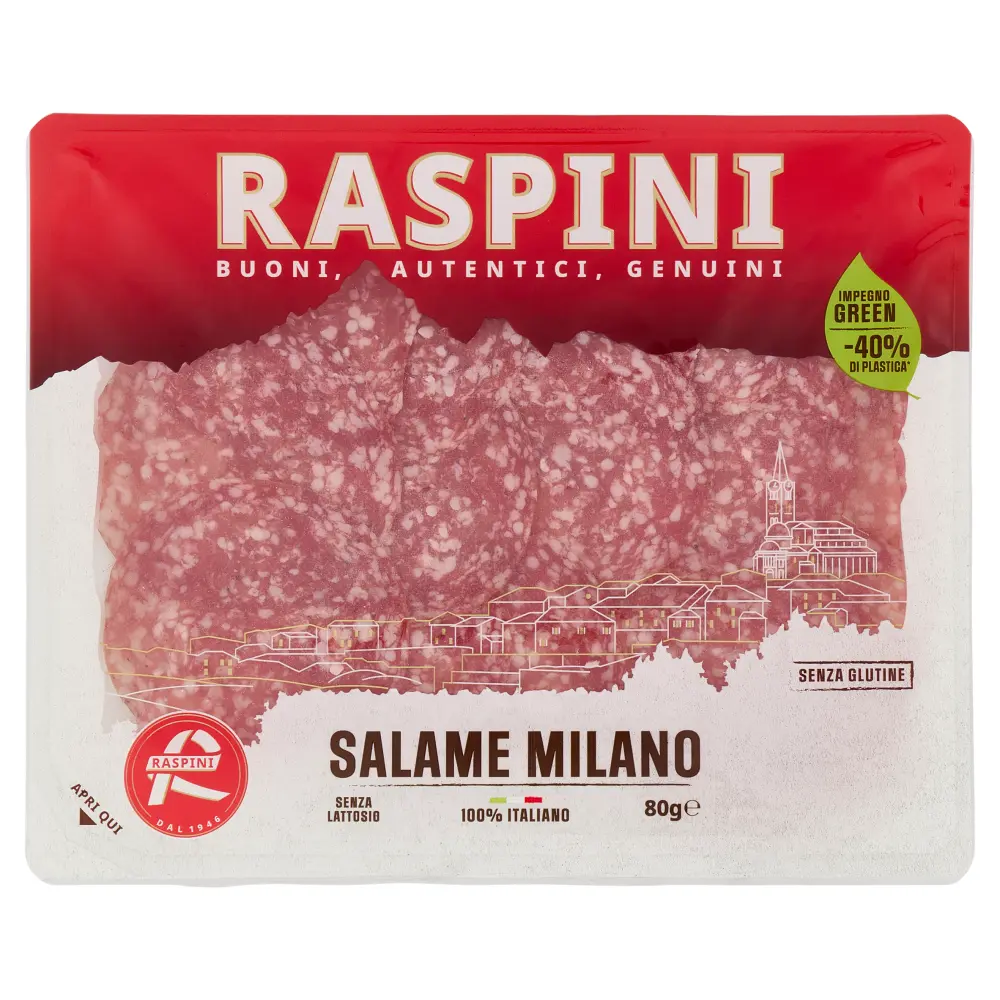 Raspini Montagne Salame Milano 80g