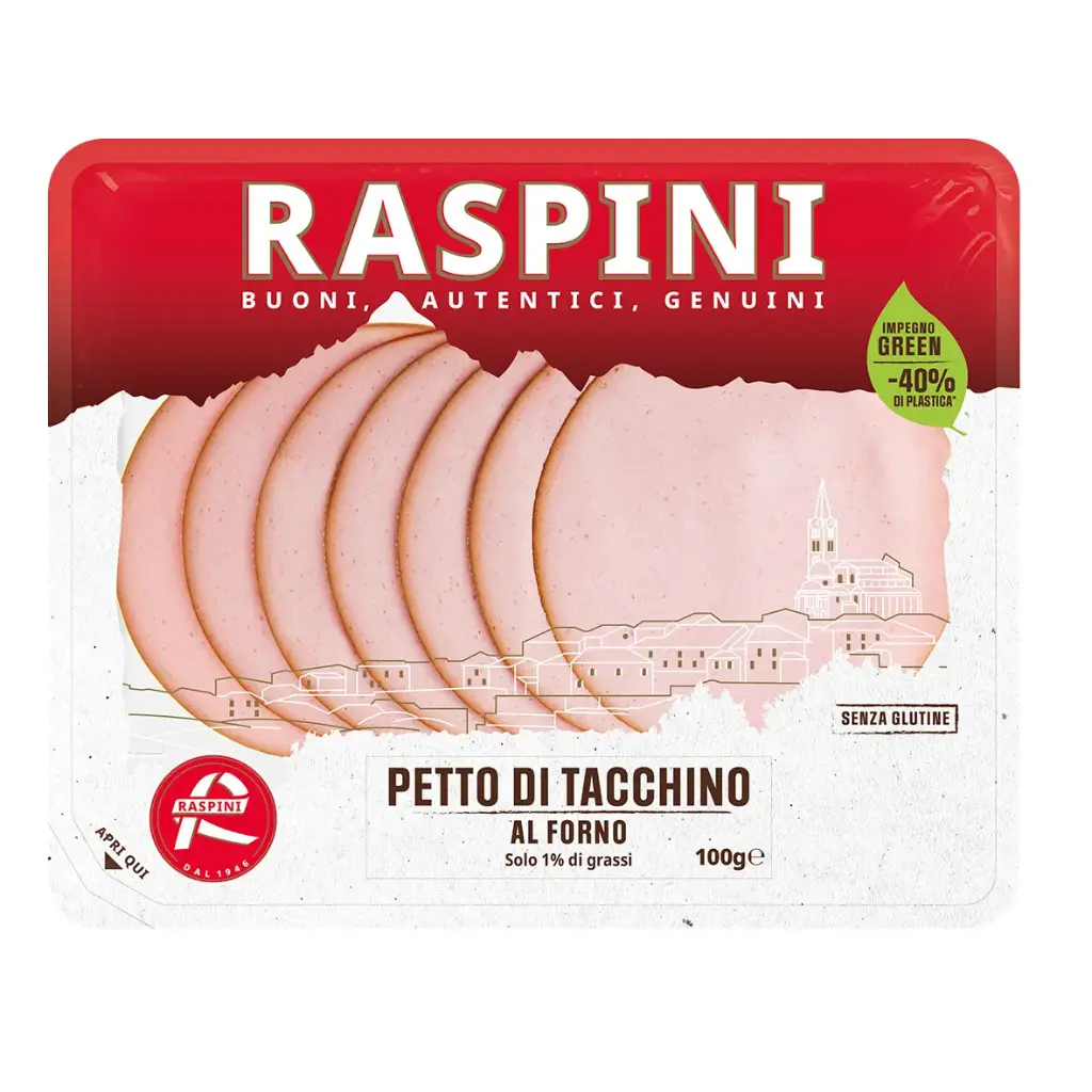 Raspini Montagne Tacchino al Forno 100g