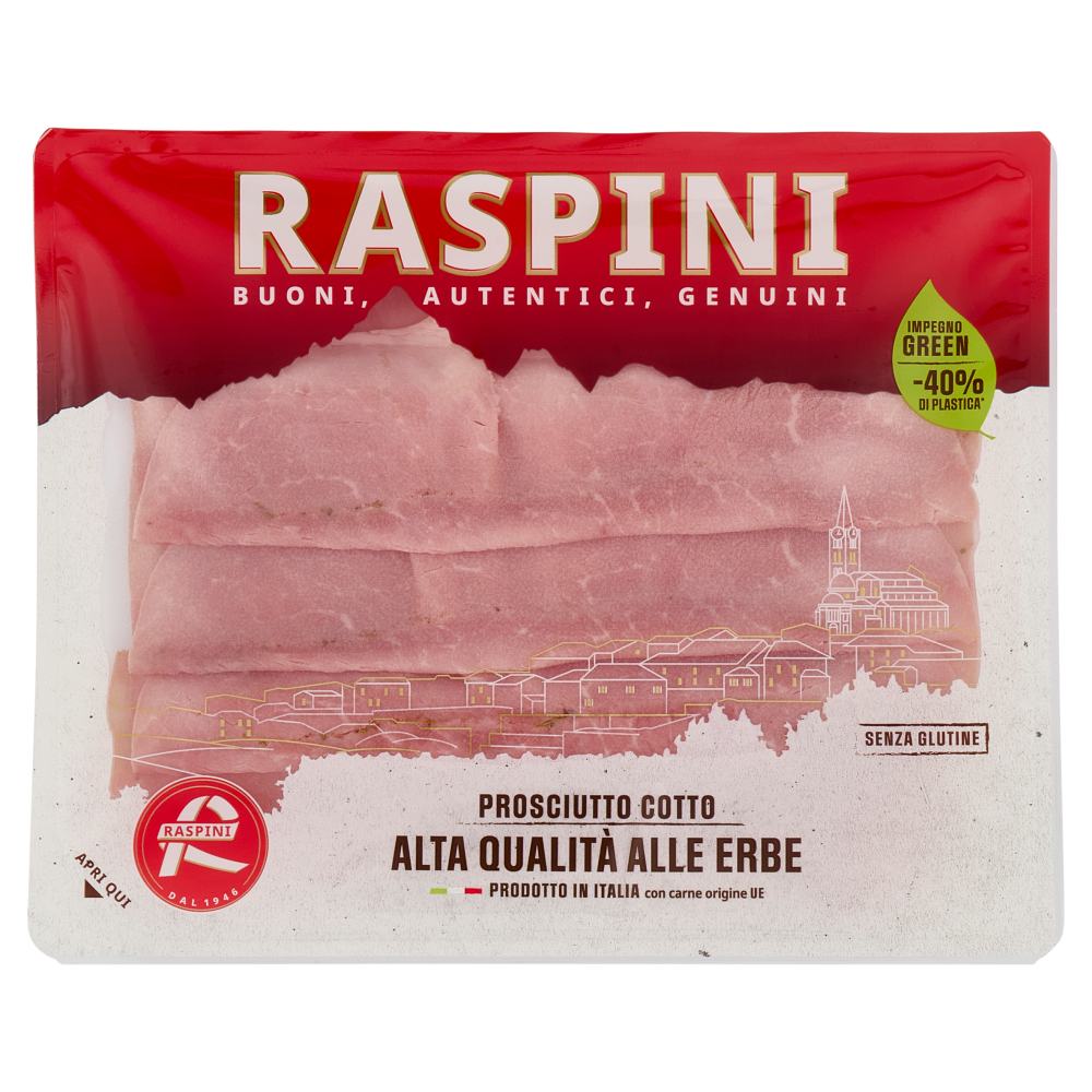 Raspini Montagne Prosciutto Cotto alle Erbe 110g