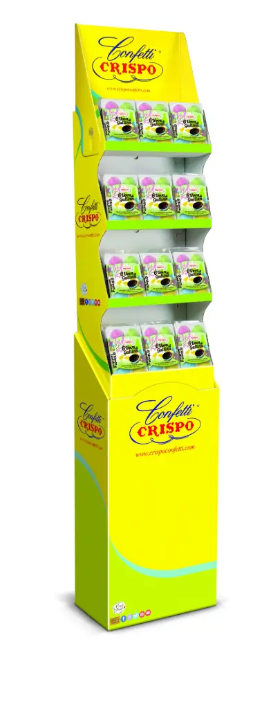 Crispo Uova Di Gallina Espositore Da Terre 210g