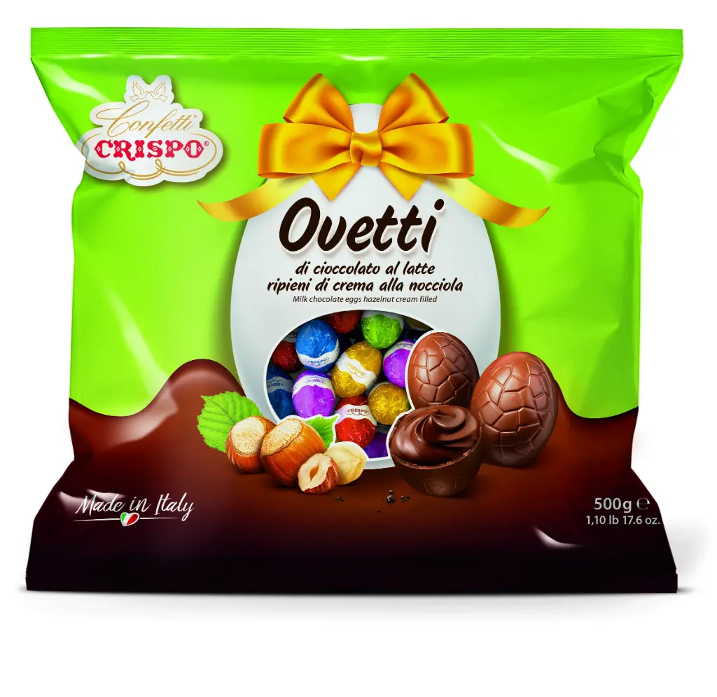 Crispo Ovetti Crema Nocciola 500g