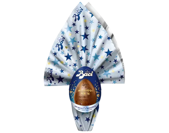 Baci Uovo Latte Iconic Fondente con Granella di Nocciole 310g