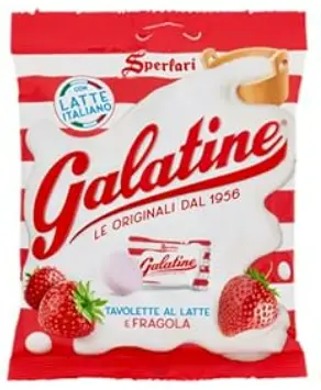 Galatine Tavolette al Latte e Fragola 125g