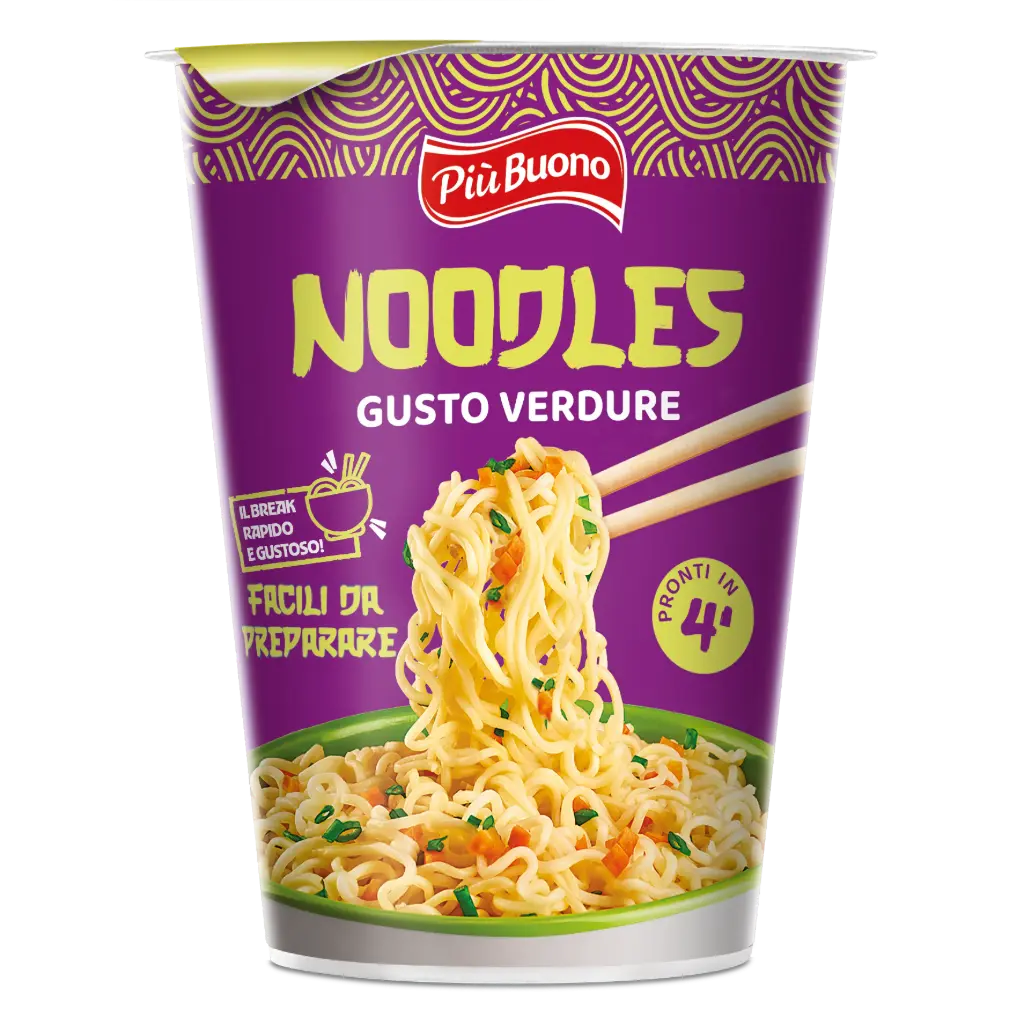 Piu Buono Noodles Gusto Verdure 65g
