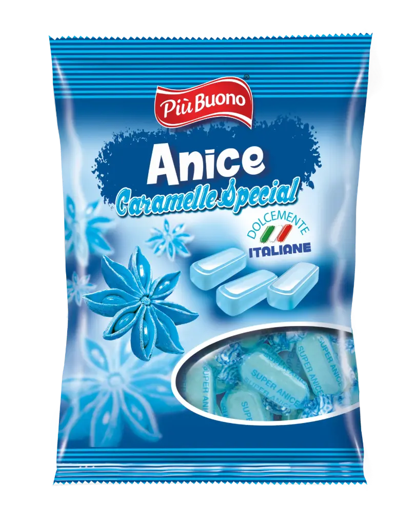 Piu Buono Caramelle anice 175g