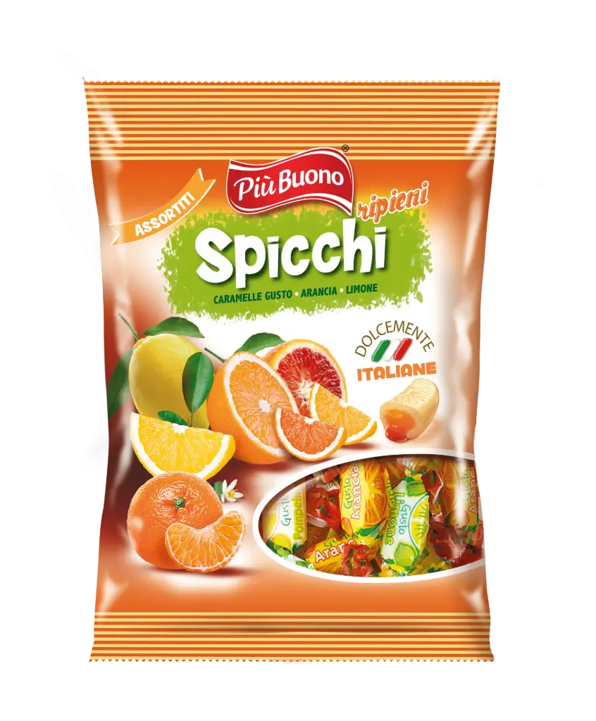 Piu Buono Caramelle spicchi 175g