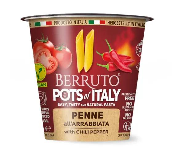 Berruto Pots of Italy Penne All'Arrabbiata 70g