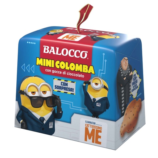 [bal30042] Balocco Mini Colomba Minions Gocce 100g