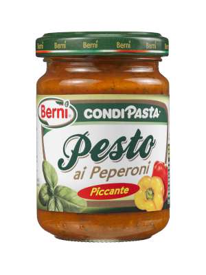 [berbepep7142] Berni Condipasta Pesto ai Peperoni 156ml