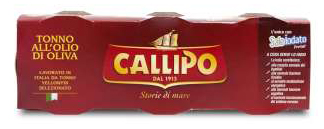 [calconclc0080toyt32] Callipo Tonno all'Olio di Oliva 3x80g