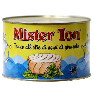 [calconmts1650pgyt06] Mister Ton Tonno all'olio di semi di girasole 1650g