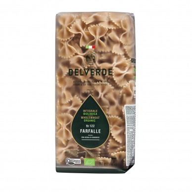 [del83122] Delverde 122 farfalle BIO integrali 500g