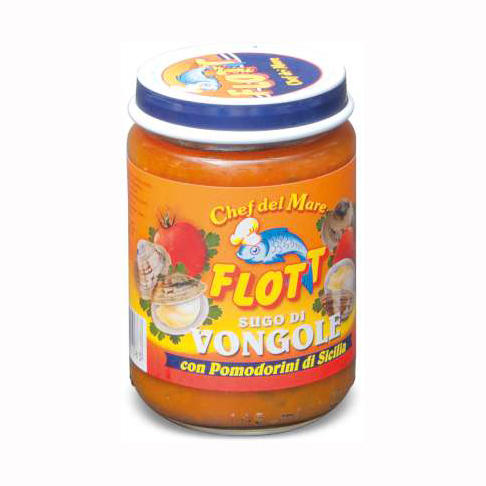 [flt130vonvsuflo012] Flott Vongole Al Sugo Classico 130g