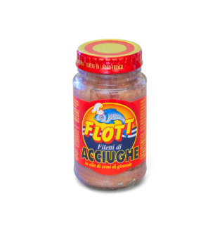 [flt140acfvosflo012] Flott* Filetti Di Alici in Olio di Girasole 140g