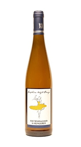 [kis2642] Kistenmacher Josephine trägt Orange trocken Orangewine 75cl