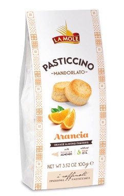 La Mole Pasticcino Mandorlato Arancia 100g