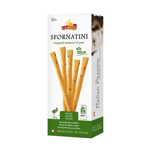 [lmomlboxoliv] La Mole Sfornatini Olive 120g