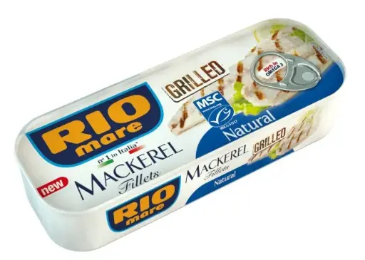 [rio558500001] Rio Mare Filetti di Sgombro Grigliati naturale 120g