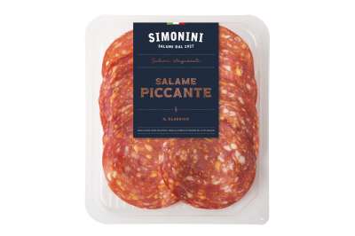 [simaff088116] Simonini Salame piccante cal. 80 mm affettato G150 atp