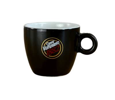 [verpos99209] Vergnano Tazza Cappuccino Nera Matt