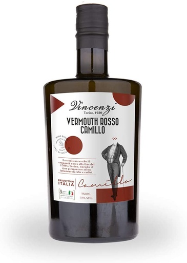 [vin221] Vincenzi Vermouth Di Torino Rosso Camill 17 75cl