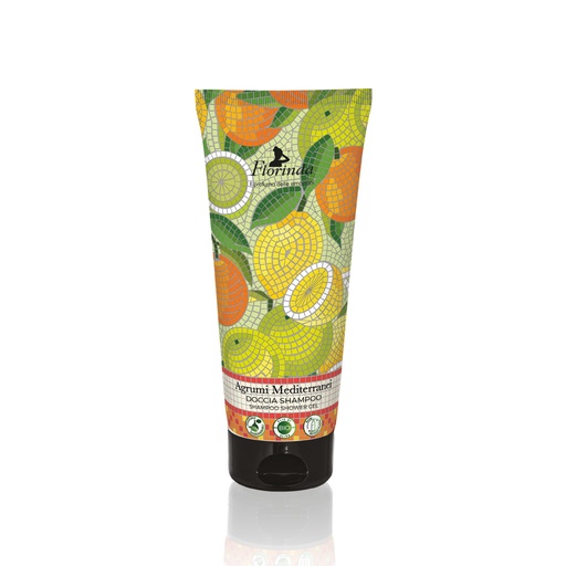 [flo2590] Florinda Mosaici Italiani Agrumi Mediterranei gel douche 200 ml