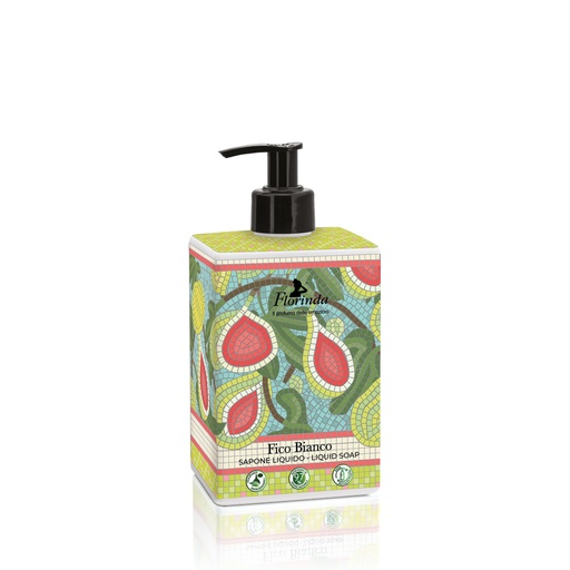[flo2583] Florinda Mosaici Italiani Fico Bianco savon liquide 500 ml