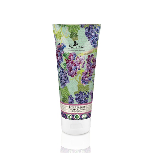[flo2776] Florinda Mosaici Italiani Uva Fragola crème corps 200 ml