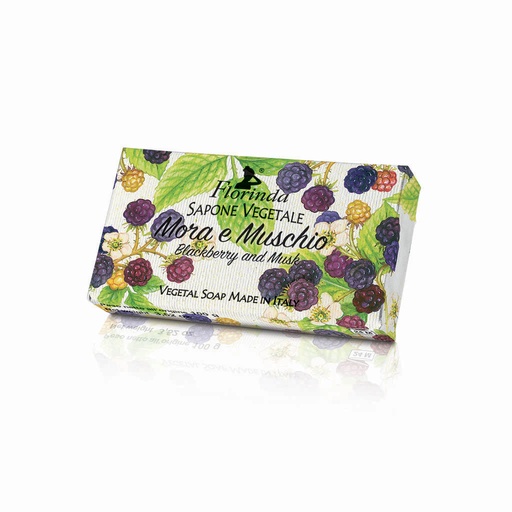 [flo1538] Florinda Emozione Mora E Muschio vaste zeep 100 g