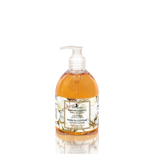 [flo1177] Florinda Emozione Fiori di Cotone liquid soap 500 ml