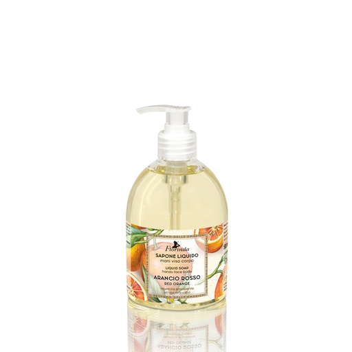 [flo1179] Florinda Emozione Arancio Rosso liquid soap 500 ml