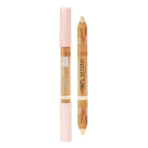 [astpb008320001] Astra Pure Beauty Duo Highlighter Eye Pencil 01 Lemon Zest 