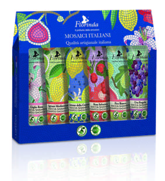 Florinda Mosaici Italiani douchegel 6 x 30 ml gift set