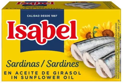 [isa2641491100] Isabel Sardinillas en Aceite de Girasole 125g