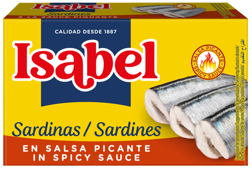 [isa2781101100] Isabel Sardines à la Sauce Picantona 125g