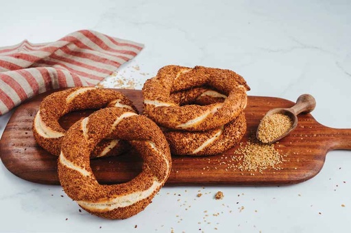 [sshor100007087] Simit Sarayi Part baked simit 100g
