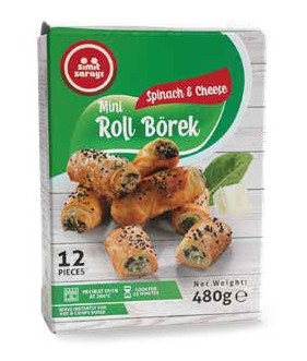 [ssret100012565] Simit Sarayi Spinach and cheese mini borek roll 480g