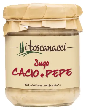 [tossuvv480] Toscanacci Sugo Cacio E Pepe Con Pecorino Toscano 180g