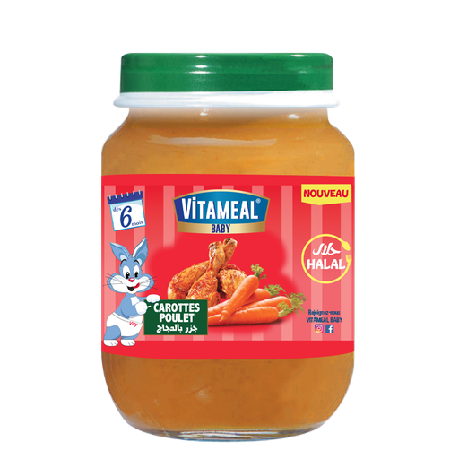 [vitabrp00057] Vitameal Carottes Poulet 2 x 190 g
