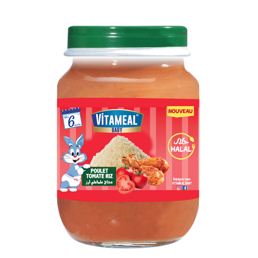 [vitabrp00058] Vitameal Poulet Tomate Riz 2 x 190 g