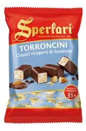 [sperA6282] Sperlari Torroncini Classici ricoperti di fondente 117g
