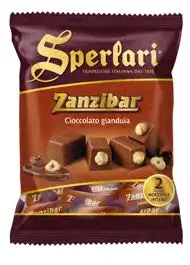[sperA6285] Sperlari Zanzibar Cioccolato Gianduia bites 117g